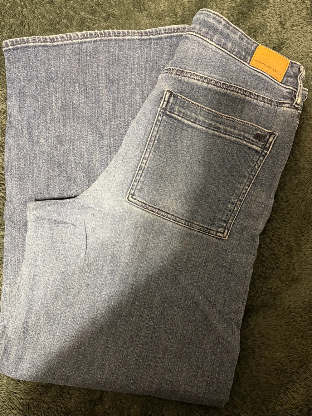 American Eagle Outfitters Light Blue Jeans - Classic Straight Fit